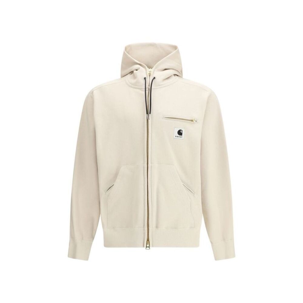 Sacai Beige Cotton Men's Sweatshirt